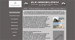Desktop Screenshot of blk-immobilien24.de